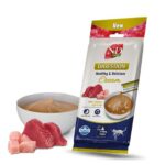 N&D Quinoa Digestion - Healthy & Delicious Cream with Chicken & Tuna - Кремообразно лакомство за добро храносмилане с киноа, пилешко месо и риба тон, 4 x 15г