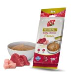 N&D Quinoa Hairball Healthy & Delicious Cream with Chicken & Tuna, 4 х 15г - Кремообразно лакомство срещу образуване на космени топки с киноа, пилешко месо и риба тон