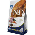 N&D Brown Dog Lamb, Spirulina & Carrot Puppy Medium & Maxi – суха храна за подрастващи кученца с кафява козина от средни и едри породи породи с агнешко, спирулина и морков, 2 kg