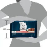 Gourmet Perle – Мокра храна за котки в зряла възраст, мини филета в сос с пиле, говеждо, заек и сьомга, 4 × 85 г - Image 2