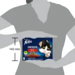 Felix Fantastic – Мокра храна за котки над 1 година , хапки в желе спилешко, говеждо, заешко и агнешко, 12 бр х 85 гр - Image 2