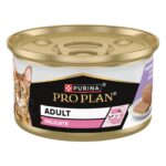 Purina Pro Plan Delicate – Мокра храна за котки в зряла възраст с чувствително храносмилане, пастет с високо съдържание на пуйка, 85 г