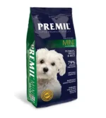 Premil Mini – Суха храна за кучета от дребни породи от всички възрасти, с пуешко, патешко месо, риба тон и ориз
