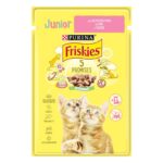 Friskies Junior – Мокра храна за котенца под 1 година, хапки в сос с пиле, 85 г