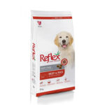 Reflex Puppy Beef – Суха храна за кученца до 12 месеца, с говеждо месо, 15 гк