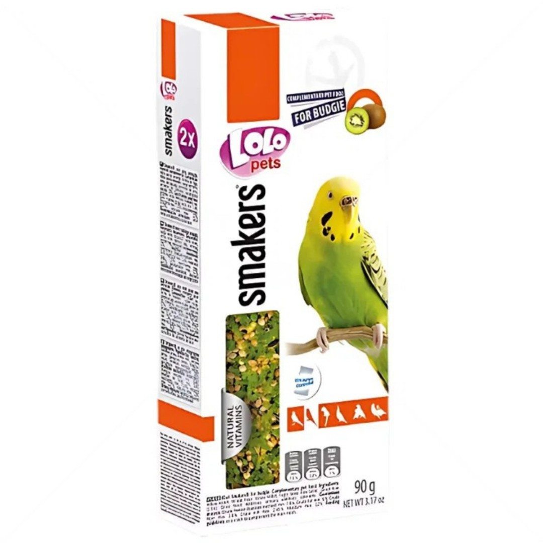 _ -100kb (2) LOLO Pets Smakers 90 гр (2 бр.) – крекери с киви за вълнисти папагали - Image 1