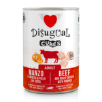Disugual Cubes Adult 400 г – мокра храна с печено телешко, пилешко и тиква за кучета