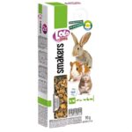 LOLO Pets Smakers 90 гр (2 бр.) – крекери с йогурт и глухарче за гризачи и декоративни зайчета
