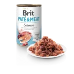 Brit Paté & Meat Salmon – Пълноценна мокра храна за кучета със сьомга, пастет с парчета месо - Image 2