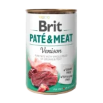 Brit Paté & Meat Venison – Пълноценна мокра храна за кучета с еленско, пастет с парчета месо