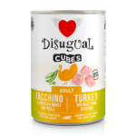Disugual Cubes Adult 400 гр – мокра храна с пуешко, печено свинско и грах за кучета