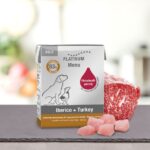 PLATINUM Menu Adult Iberico + Turkey 185 гр – мокра храна с пуешко, свинско Иберико и пилешко за кучета